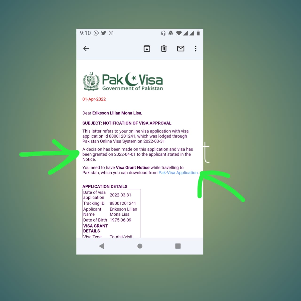 How to download Visa Grant Notice - CounsellorMaster